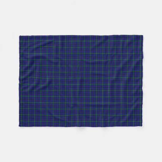 Clan-WehrTartan Fleecedecke (Vorderseite (Horizontal))