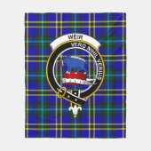 Clan Weir Modern Tartan Kariert Fleecedecke (Vorderseite)