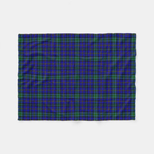 Clan Weir Tartan Kariert Fleecedecke (Vorderseite (Horizontal))