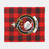 Clan Wemyss Modern Tartan Kariert Fleecedecke (Vorderseite (Horizontal))