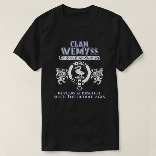 Clan Wemyss Wappen Schottischer Clans Schottischer T-Shirt (Design vorne)