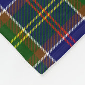 Clan Whitefoord Tartan Kariert Fleecedecke (Ecke)