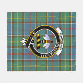 Clan Whitelaw Ancient Tartan Kariert Fleecedecke (Vorderseite (Horizontal))