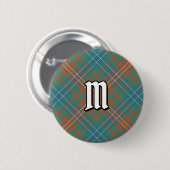 Clan Wilson Ancient Tartan Button (Vorne & Hinten)