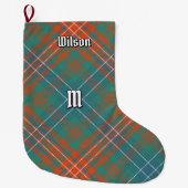 Clan Wilson Ancient Tartan Großer Weihnachtsstrumpf (Vorderseite)