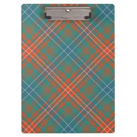 Clan Wilson Ancient Tartan Klemmbrett (Vorderseite)