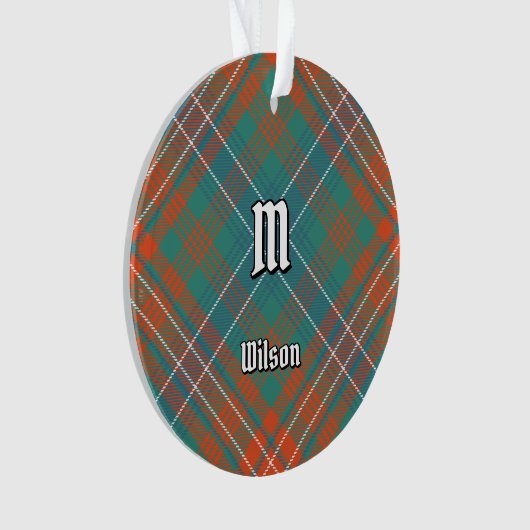 Clan Wilson Ancient Tartan Ornament (Vorderseite)