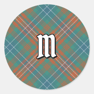 Clan Wilson Ancient Tartan Runder Aufkleber