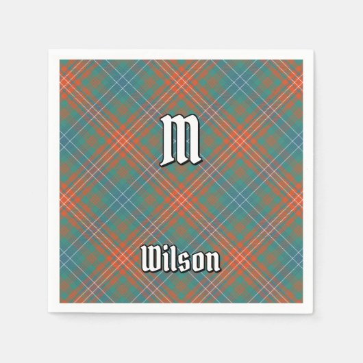 Clan Wilson Ancient Tartan Serviette (Vorderseite)