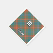 Clan Wilson Ancient Tartan Serviette (Ecke)