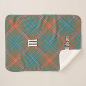Clan Wilson Ancient Tartan Sherpadecke (Vorderseite (Horizontal))