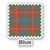 Clan Wilson Modern Tartan Aufkleber (Vorderseite)