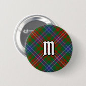 Clan Wilson Modern Tartan Button (Vorne & Hinten)