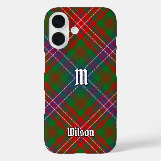 Clan Wilson Modern Tartan Case-Mate iPhone Hülle (Rückseite)