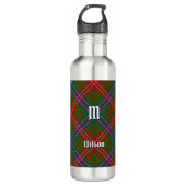 Clan Wilson Modern Tartan Edelstahlflasche (Vorderseite)