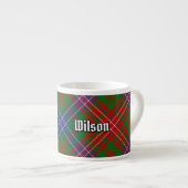 Clan Wilson Modern Tartan Espressotasse (Vorderseite Rechts)