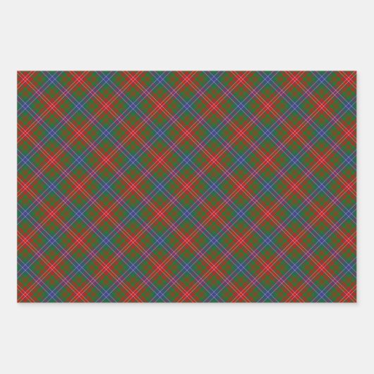 Clan Wilson Modern Tartan Geschenkpapier Set (Vorderseite 3)