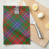Clan Wilson Modern Tartan Geschirrtuch (Viertel Falte)
