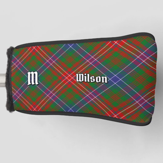 Clan Wilson Modern Tartan Golf Headcover (Vorderseite)