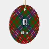 Clan Wilson Modern Tartan Keramik Ornament (Rechts)