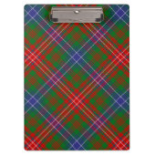 Clan Wilson Modern Tartan Klemmbrett (Vorderseite)