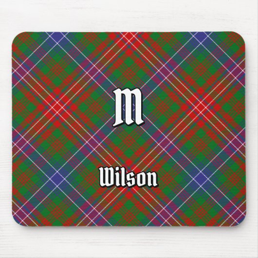 Clan Wilson Modern Tartan Mousepad (Vorne)
