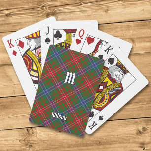 Clan Wilson Modern Tartan Spielkarten