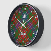Clan Wilson Modern Tartan Uhr (Winkel)