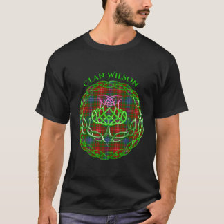 Clan Wilson Scottish Tan Celtic Thistle T-Shirt