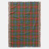 Clan Wilson Tartan Kariert Decke (Vorderseite Vertikal)