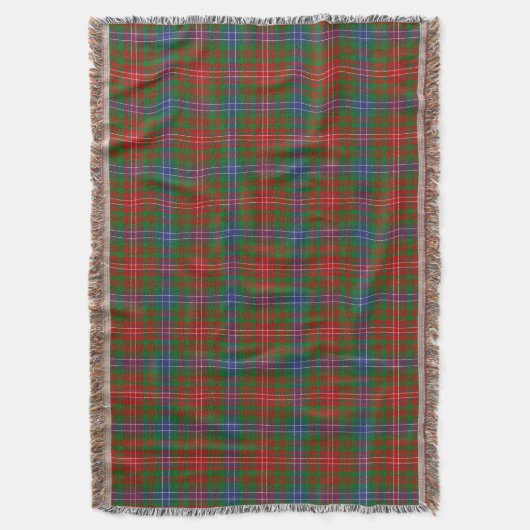 Clan Wilson Tartan Kariert Decke (Vorderseite Vertikal)