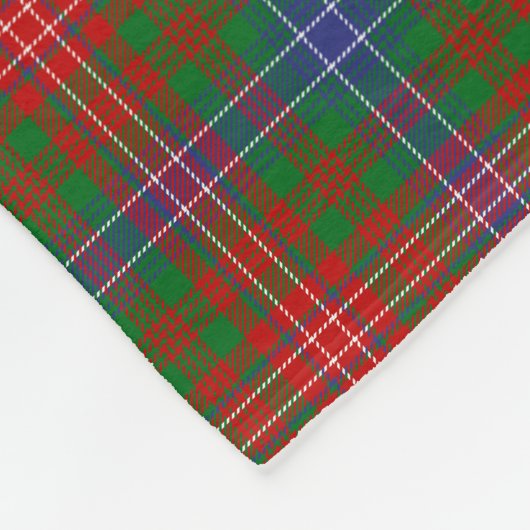 Clan Wilson Tartan Kariert Fleecedecke (Ecke)