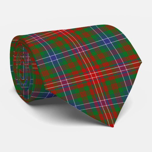 Clan Wilson Tartan Kariert Krawatte (Gerollt)