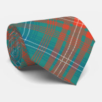Clan Wilson Tartan Kariert Orange Türkise Pattern