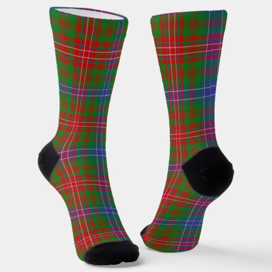 Clan Wilson Tartan Socken (Gewinkelt)