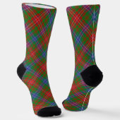 Clan Wilson Tartan Socken (Gewinkelt)