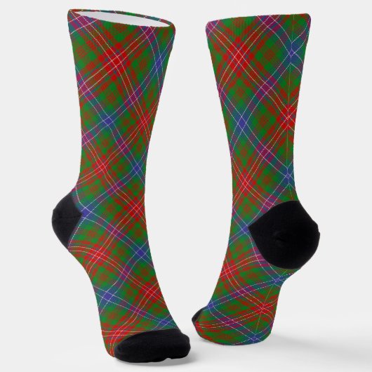 Clan Wilson Tartan Socken (Gewinkelt)