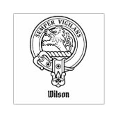 Clan Wilson Wappen Rubber Briefmarke Gummistempel (Prägung)