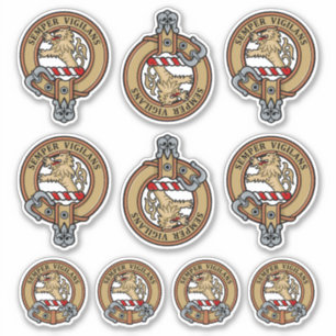 Clan Wilson Wappen Sticker Set