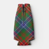 Clan Wilson Wappen über das moderne Tartan Flaschenkühler (Rückseite)