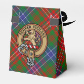 Clan Wilson Wappen über das moderne Tartan Geschenkschachtel (Rückseite)