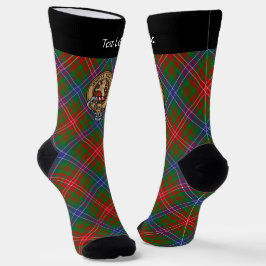 Clan Wilson Wappen über das moderne Tartan Socken