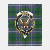 Clan Wishart Jagd Tartan Kariert Fleecedecke (Vorderseite)