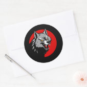 Clan Wolf Dragoons Battletech-Clan Runder Aufkleber (Umschlag)