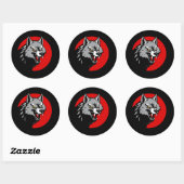 Clan Wolf Dragoons Battletech-Clan Runder Aufkleber (Blatt)