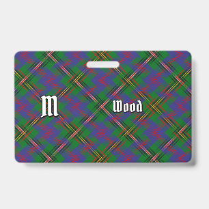 Clan Wood Tartan Ausweis