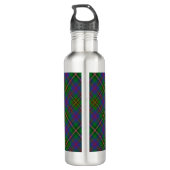 Clan Wood Tartan Edelstahlflasche (Rückseite)