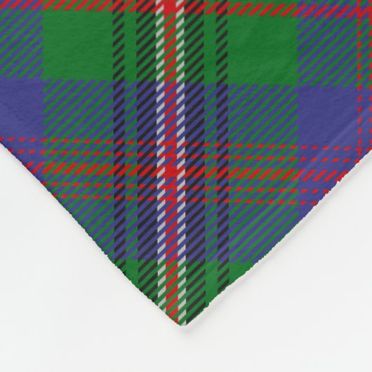Clan Wood Tartan Fleecedecke (Ecke)