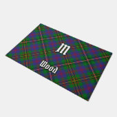 Clan Wood Tartan Fußmatte (Schrägansicht)