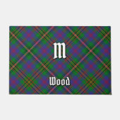 Clan Wood Tartan Fußmatte (Vorderseite)